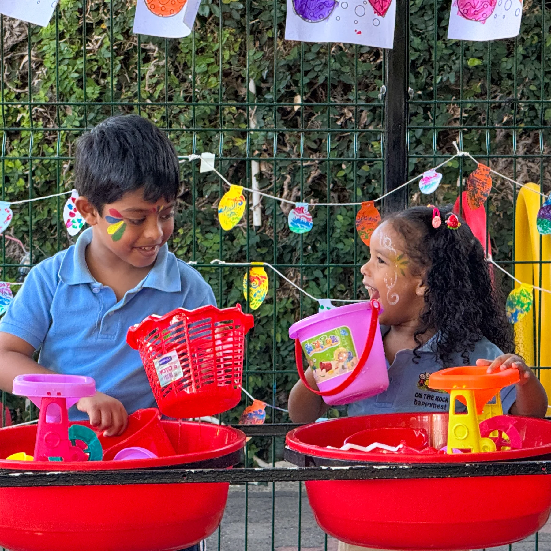 Happy moments of play at On the Rock Preschool